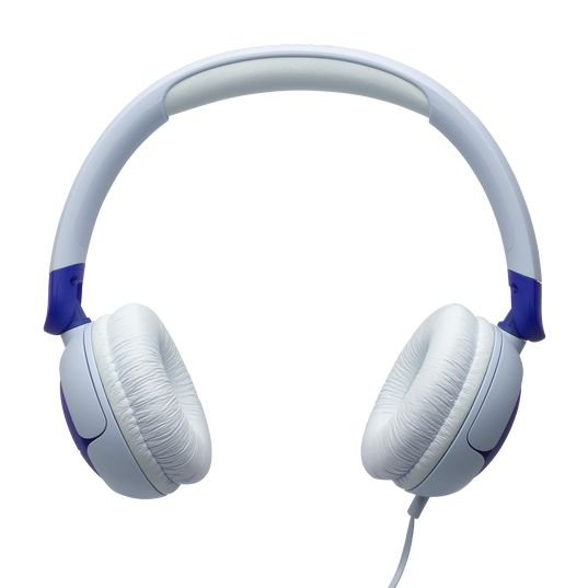 JBL Junior 320 - Blue - Wired on-ear kids headphones - Back